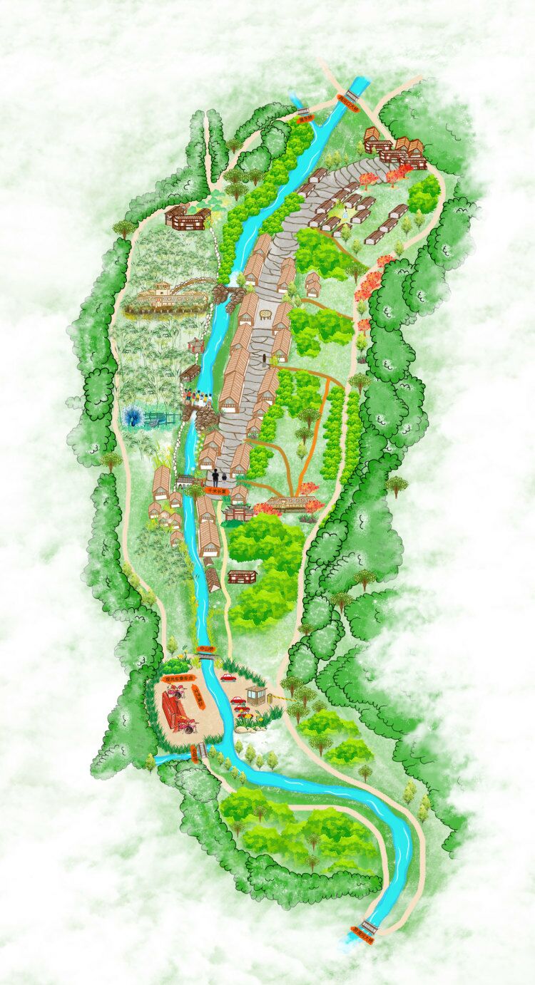 寿县手绘地图的绘制