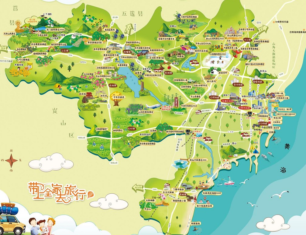 寿县景区使用手绘地图给景区能带来什么好处？
